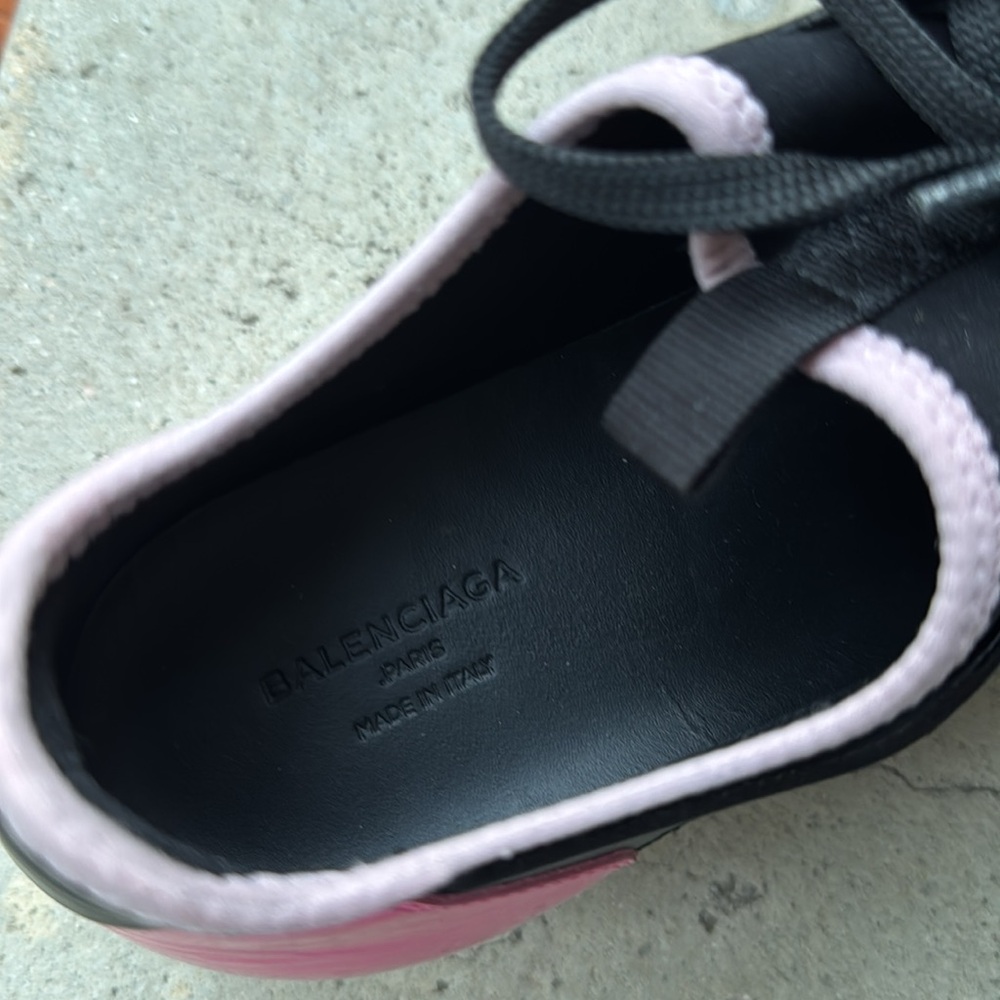 Balenciaga Neoprene/ Leather Tess S Gomma Sneakers - Picture 5 of 9